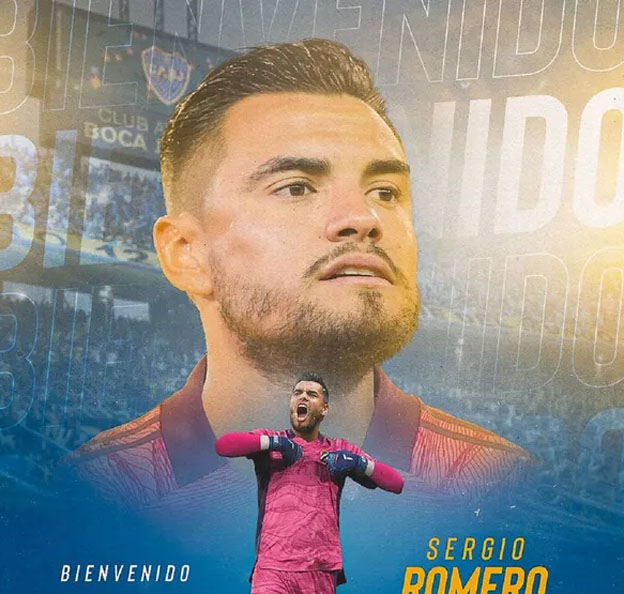 Boca Presentó A Romero «llego Al Club Más Grande Del País La Banda