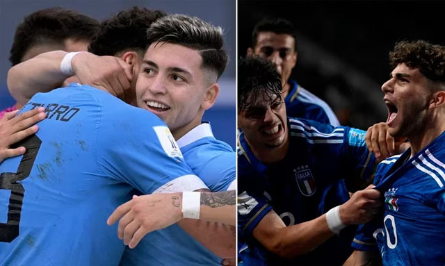 Uruguay buscará ante Italia el título del Mundial sub-20