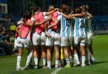 La selección argentina femenina empató