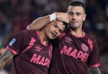 Lanús goleó a Newell’s