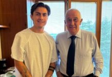 Paulo Dybala fue operado en Roma