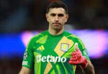 Aston Villa evalúa una oferta millonaria de Juventus que va por Dibu Martínez