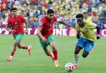 Brasil y Marruecos igualaron 1-1 en la primera fecha del grupo C