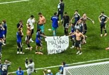 Reino Unido pidió a la FIFA investigar a la Argentina por la bandera de Malvinas