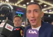 Di María descartó viajar a la final entre la Selección Argentina y España