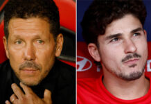 Diego Simeone defendió a Julián Álvarez en medio de las versiones sobre su salida del Atlético de Madrid