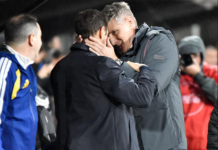 La broma de Arruabarrena tras su reencuentro con Palermo y Cagna: «Le di el equipo, pero…»