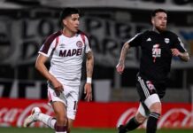 Lanús goleó a Riestra