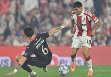 River Plate perdió ante Huracán